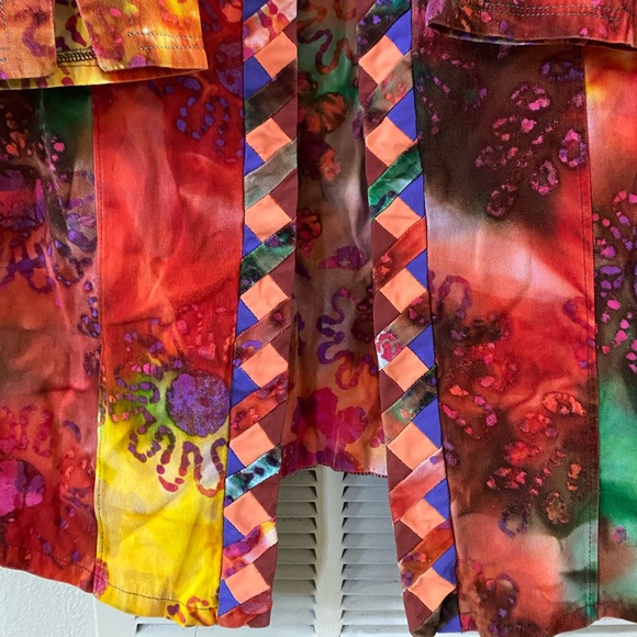 Vintage Boho duster coat quilted in ombré no offers! - Picture 6 of 6